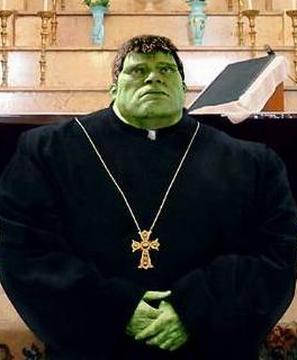 Hulk at Church